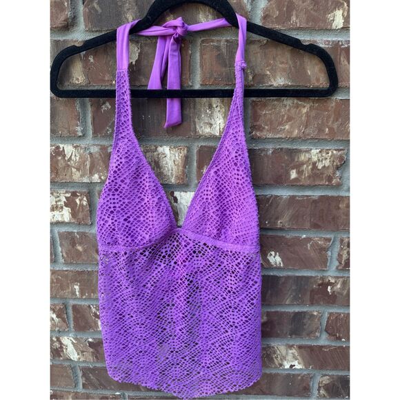 Mossimo 2 pieces swimsuit size small color purple new without tag in excellent c - Picture 2 of 11
